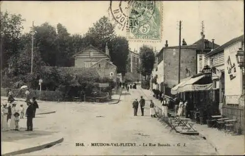 Ak Meudon val Fleury Hauts de Seine, La Rue Bannes