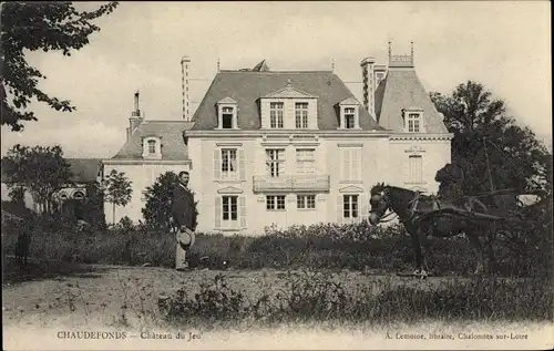 Ak Chaudefonds sur Layon Maine et Loire, Château du Jeu