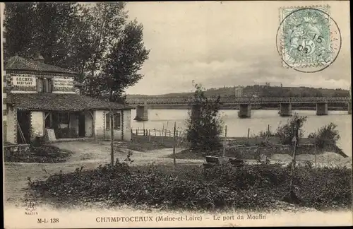 Ak Champtoceaux Maine-et-Loire, Le port du Moulin