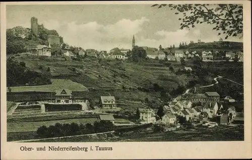 Ak Oberreifenberg und Niederreifenberg im Taunus Hessen, Teilansicht