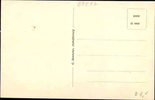 Ak Miltenberg am Main in Unterfranken, Blick auf den Ort