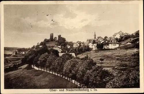 Ak Reifenberg Schmitten im Taunus Hessen, Ober- und Niederreifenberg