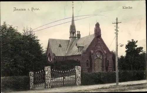 Ak Innien Aukrug in Schleswig Holstein, Kirche