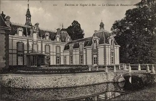 Ak Nogent le Roi Eure et Loir, Le Chateau de Renancourt