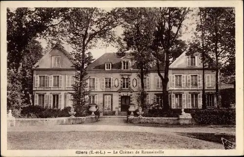 Ak Illiers Eure et Loir, Le Chateau de Roussainville