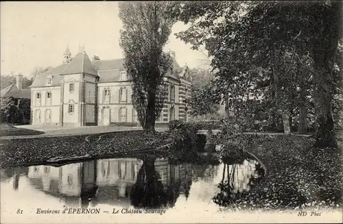 Ak Epernon Eure et Loir, Le Chateau Sauvage
