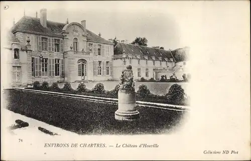 Ak Chartres Eure et Loir, Le Chateau d'Houville