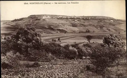 Ak Monthelon Marne, Ses Environs, Les Ronailes