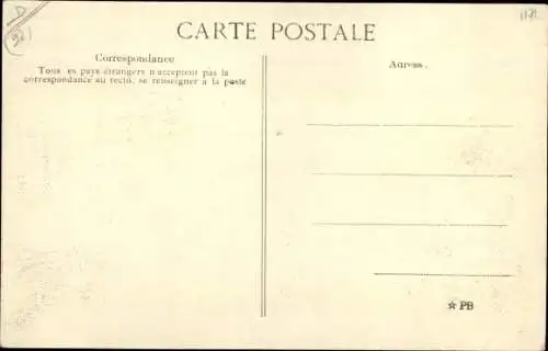 Ak Clichy Hauts de Seine, Crue de la Seine, 28 Janvier 1910, Rue de la Mairie