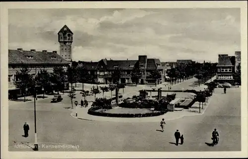 Ak Ijmuiden Velsen Nordholland Niederlande, Kennemerplein, Wasserturm