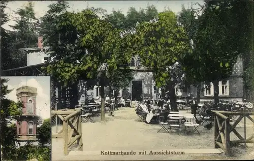 Ak Walddorf Kottmar in der Oberlausitz, Kottmarbaude, Inh. L. Feurich