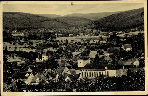 Ak Bad König Odenwald, Panorama vom Ort