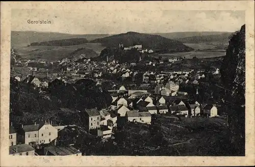 Ak Gerolstein in der Eifel Rheinland Pfalz, Panorama vom Ort