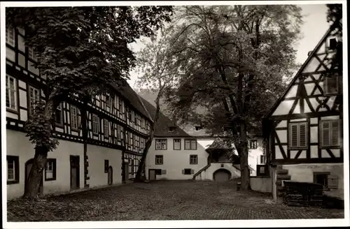 Ak Michelstadt im Odenwald, Hof der Kellerei