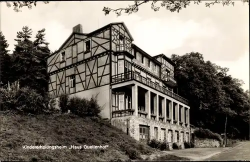 Ak Kiedrich in Südhessen, Kindererholunsgheim Haus Quellenhof, Außenansicht