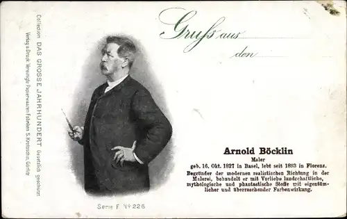Ak Maler Arnold Böcklin, Das große Jahrhundert 226