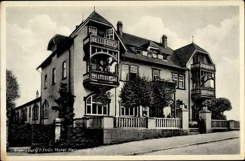 Ak Elgersburg in Thüringen, Hotel Kaiserhof