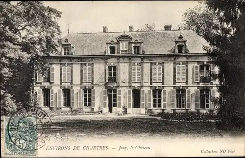 Ak Chartres Eure et Loir, Jouy, le Chateau