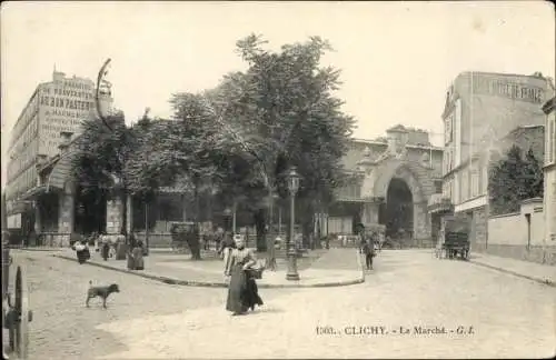 Ak Clichy Hauts de Seine, La Marche