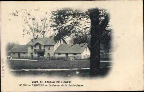 Ak Garches Hauts de Seine, La Ferme de la Porte Jaune