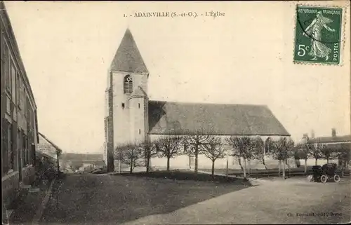 Ak Adainville Yvelines, L'Eglise