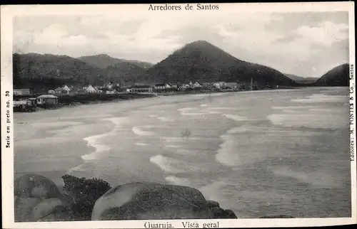 Ak Guarujá Brasilien, Vista geral