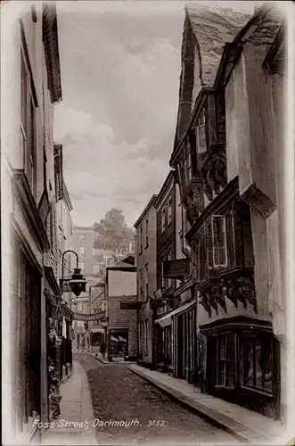 Ak Dartmouth Devon South West England, Foss Street
