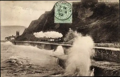 Ak Teignmouth Devon South West England, East Parade