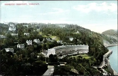 Ak Torquay Devon South West England, Hesketh Crescent