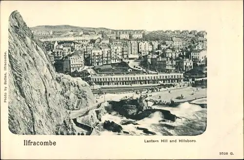 Ak Ilfracombe Devon South West England, Lantern Hill and Hillsboro