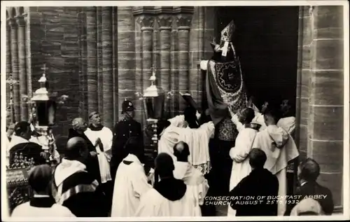 Ak Buckfast Devon South West England, Consecration of Buckfast Abbey Church, 25.August 1932