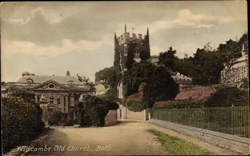 Ak Bath South West England, Widcombe old Church