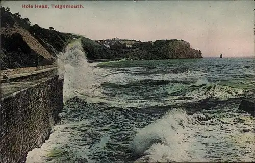 Ak Teignmouth Devon South West England, Hole Head