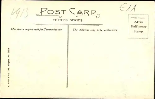 Ak Dartmouth Devon South West England, Dartmouth from Mount Boone