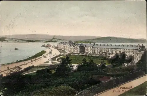 Ak Exmouth Devon South West England, From the Beacon