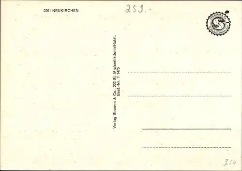 Ak Neukirchen in Holstein, Kaufhaus Jesson, Hotel Fegetasch, Nolde Museum