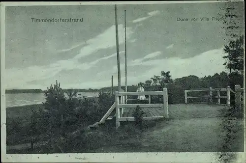 Ak Ostseebad Timmendorfer Strand, Düne vor Villa Frieda