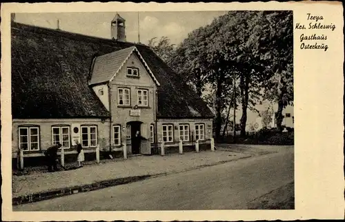 Ak Treya Treia in Schleswig Holstein, Gasthaus Osterkrug