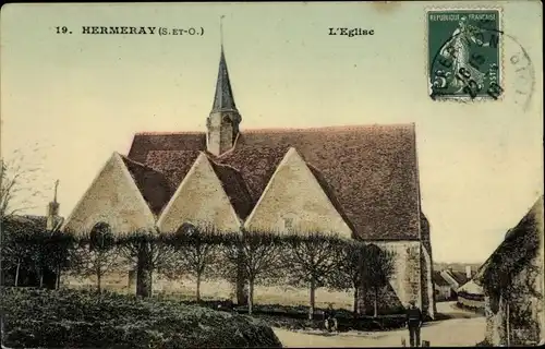 Ak Hermeray Yvelines, L'Eglise