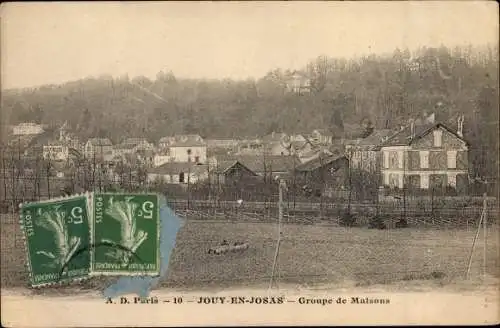 Ak Jouy en Josas Yvelines, Groupe de Maisons