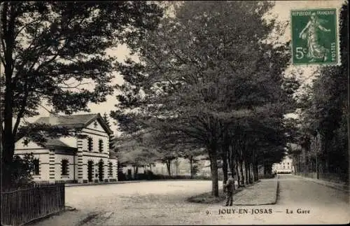 Ak Jouy en Josas Yvelines, La Gare