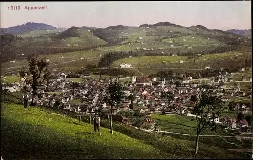 Ak Appenzell Stadt Kanton Innerrhoden, Panorama