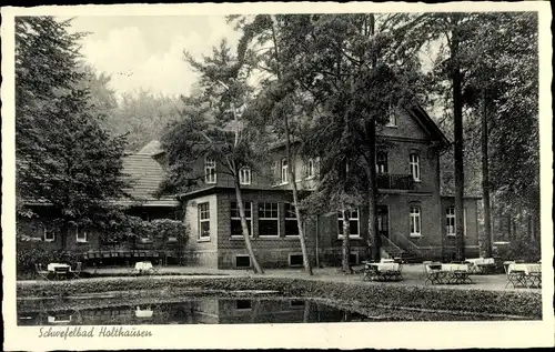 Ak Brochterbeck Tecklenburg in Westfalen, Schwefelbad Holthausen