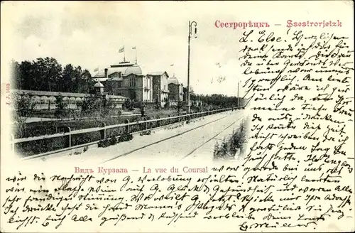 Ak Sestrorezk in Russland, La vue du Coursal