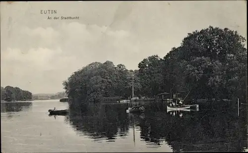 Ak Eutin in Ostholstein, An der Stadtbucht