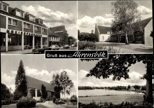Ak Ahrensbök in Ostholstein, Stadtpartie