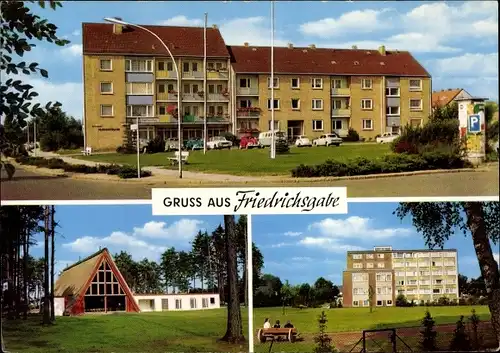 Ak Friedrichsgabe Norderstedt in Schleswig Holstein, Rathaus, Kapelle, Altersheim