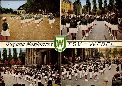 Ak Wedel an der Elbe, Jugend Musikkorps, TSV Wedel, Orchester