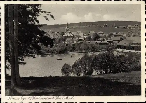 Ak Braunlage im Oberharz, Partie am Gondelteich