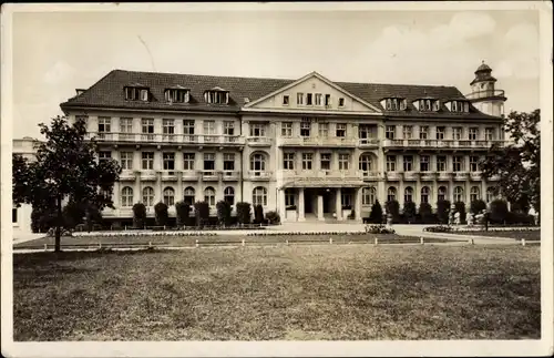 Ak Ostseebad Arendsee Kühlungsborn, Parkhaus der Ferienheime für Handel und Industrie